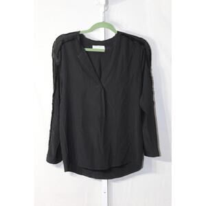 Sandro black blouse sz 1